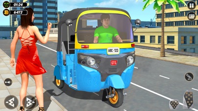 City Tuk Tuk: ドライビング ゲーム 3Dのおすすめ画像2