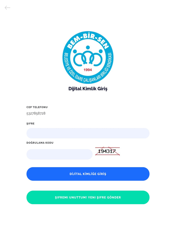 Bem Bir Sen Dijital Kimlik