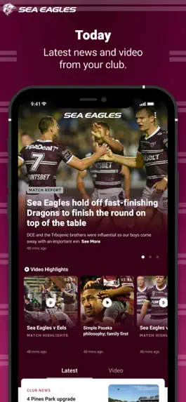 Game screenshot Manly Warringah Sea Eagles mod apk