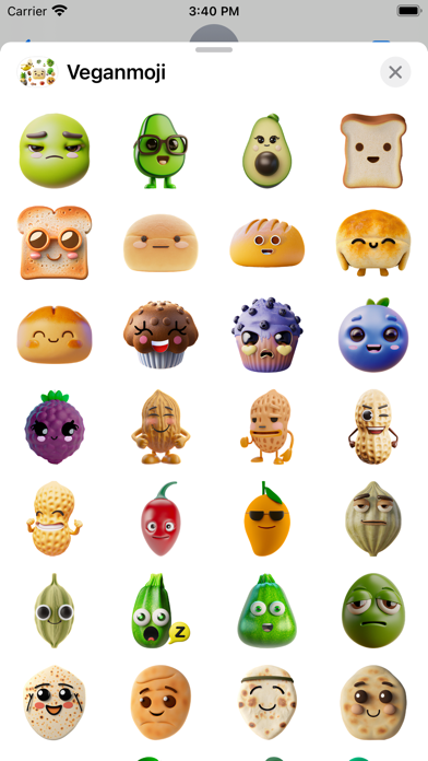Veganmoji Stickers Screenshot