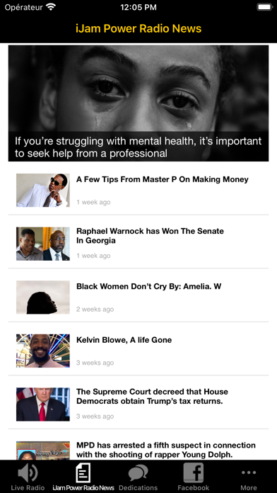 iJam Power Radio™ Screenshot
