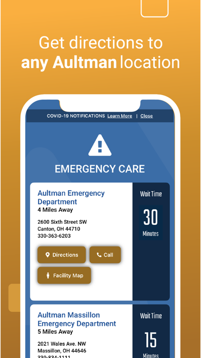 Aultman Anywhere—Hospital/Care Screenshot