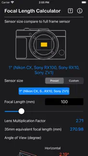 How to cancel & delete focal length calculator 1