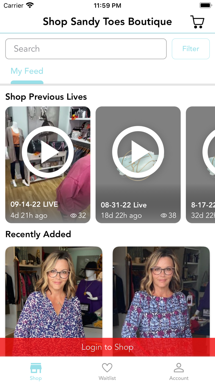 Shop Sandy Toes Boutique