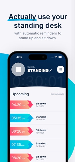 Standing Desk Remindersのおすすめ画像1