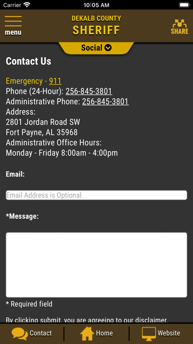 Dekalb County Sheriff Alabama Screenshot