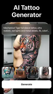 tattoo design ai generator iphone screenshot 1