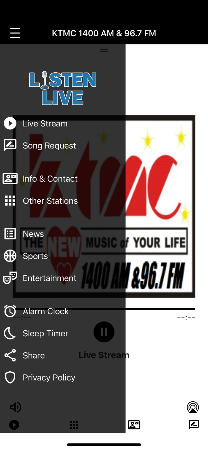 KTMC 1400AM and 96.7FM