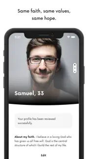 flourish: christian dating app iphone screenshot 2
