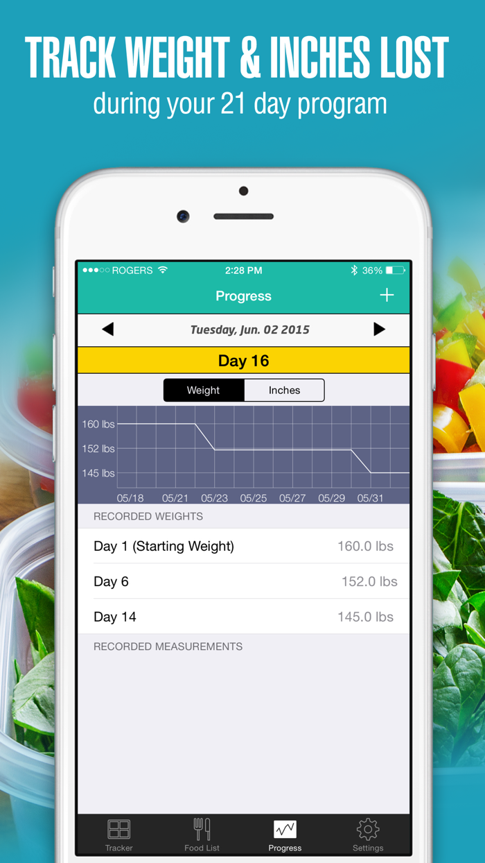 21 Day Container Tracker