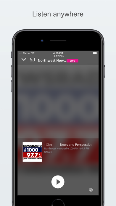Northwest Newsradio Screenshot