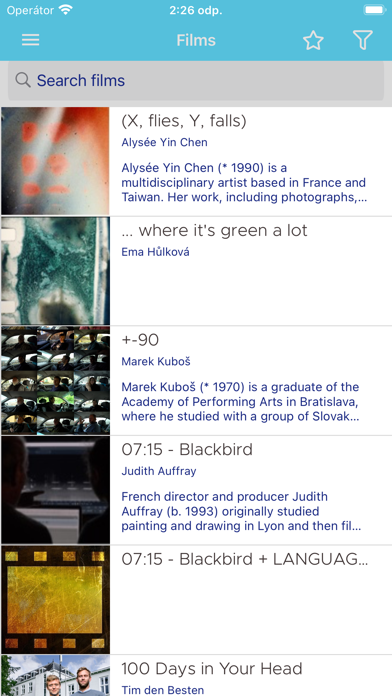 MFDF Ji.hlava Screenshot