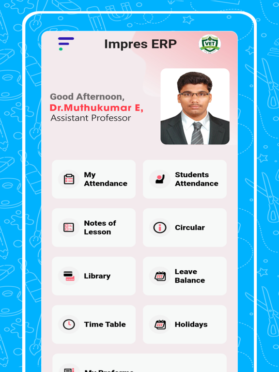 Impres - Student & Staff login
