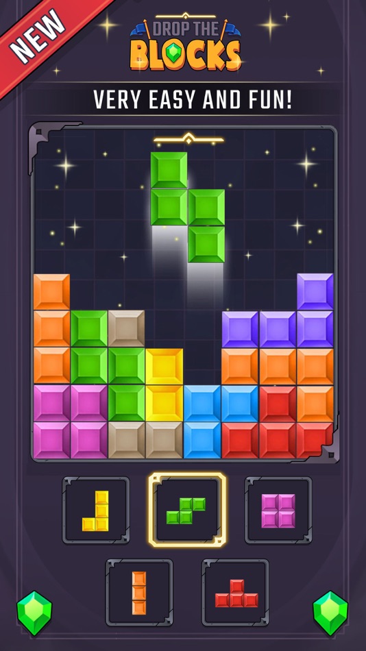 #4. Drop Blocks Puzzle (iOS) 由: LITTLE HEDGEHOGS LIMITED