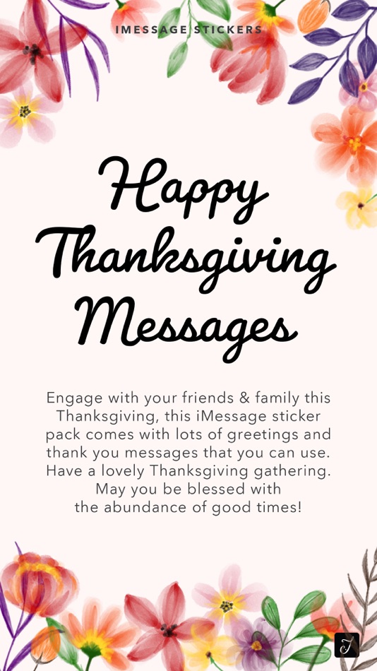 #1. Happy Thanksgiving Messages (iOS) 由: Yenty Jap