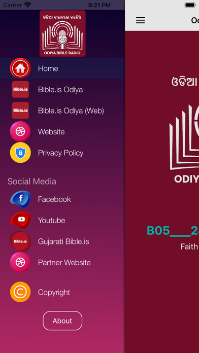 Odiya Bible Radio Screenshot