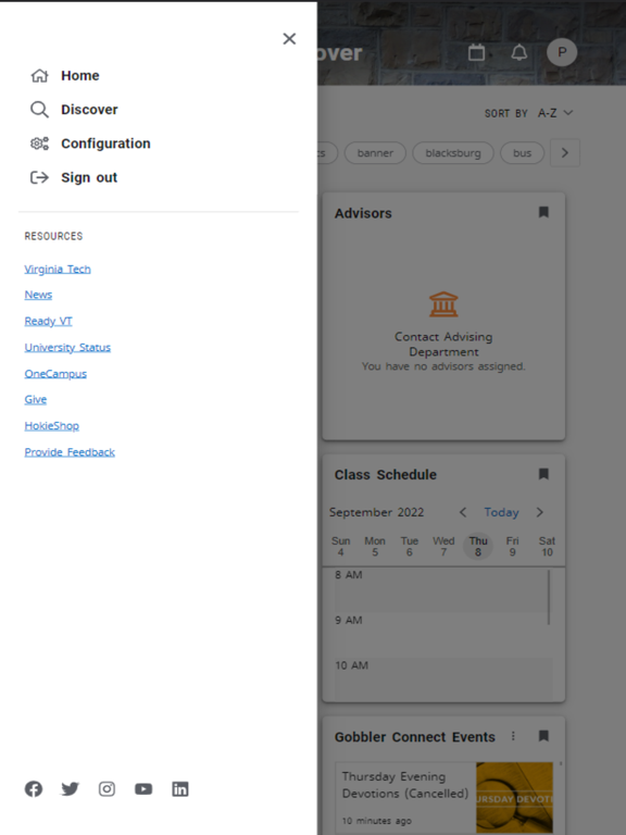 Screenshot #5 pour Hokie Mobile