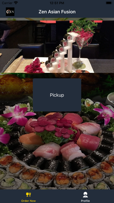 Zen Asian Fusion Screenshot