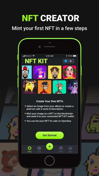 NFT Kit: Pixel Art NFT Creator Screenshot