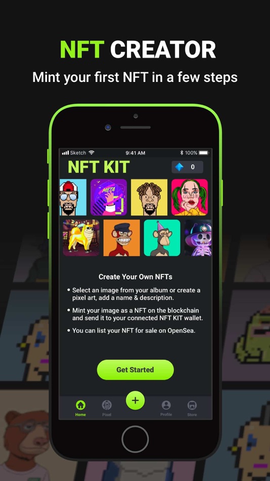 #1. NFT Kit: Pixel Art NFT Creator (iOS) 由: ASOFLY ADS LIMITED