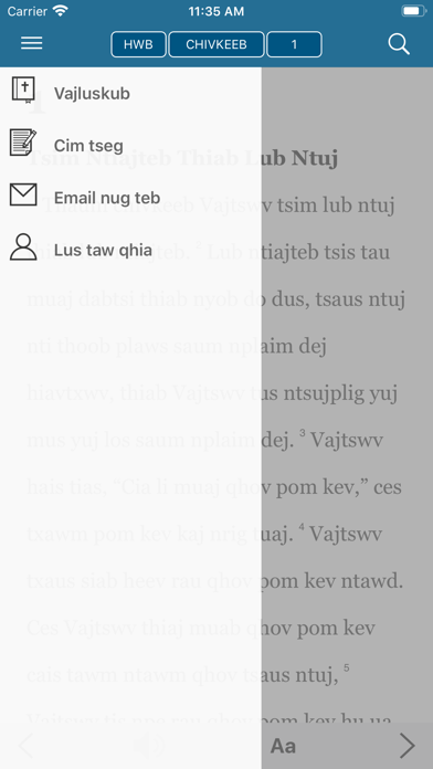 Kinh Thánh H'mông Trắng Screenshot