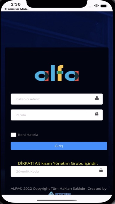 Alfa Aritrans Screenshot