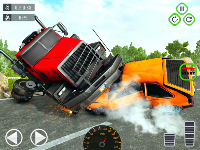 Semi Truck Crash Beam Drive