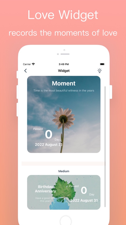 #4. Moment · Countdown App (iOS) Podle: 志伟 柯