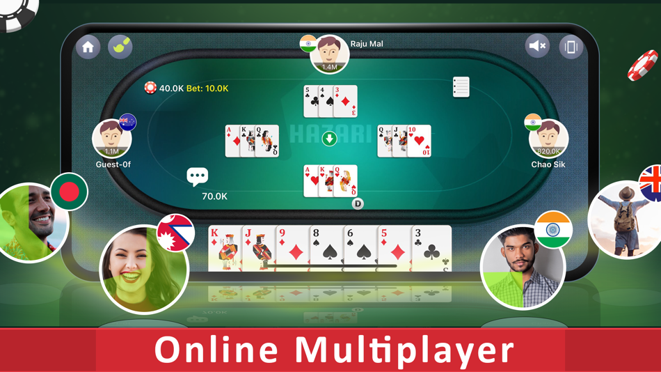 #1. Hazari Online Multiplayer (iOS) 由: Dynamite Games Studio