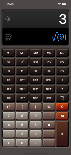 ‎Calculator HD Pro Screenshot