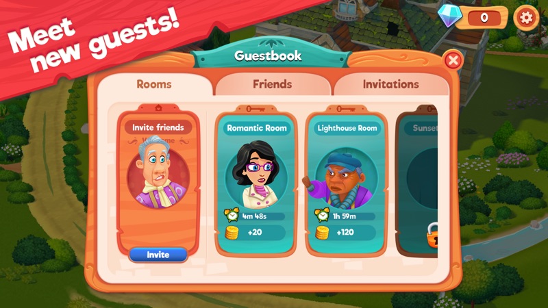 Delicious B&B: Decor & Match 3 screenshot 5