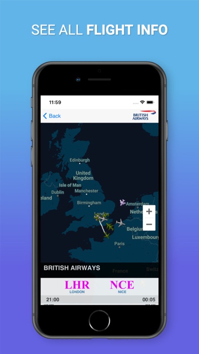 Air UK : See live all flightsのおすすめ画像3