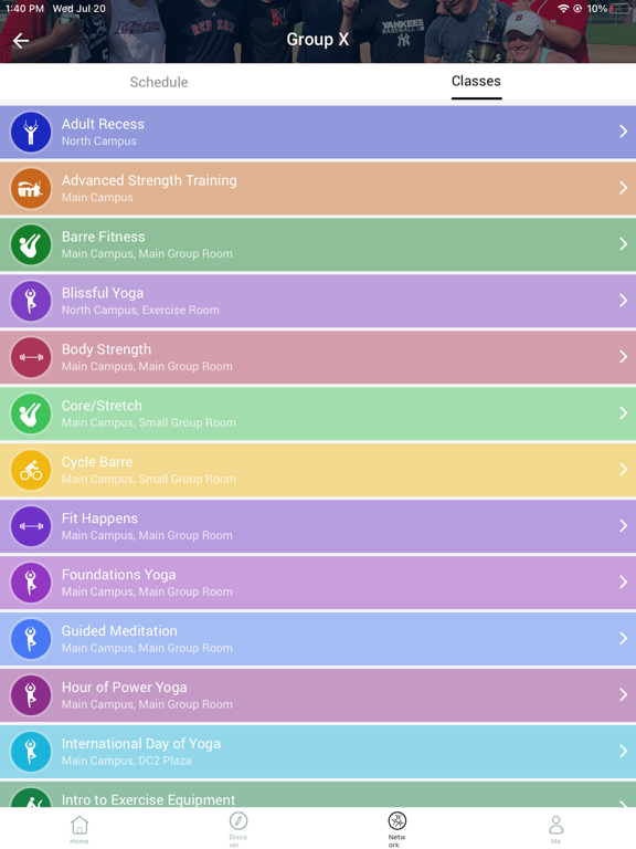D-Wellness iPad screenshot 1 - Sports app