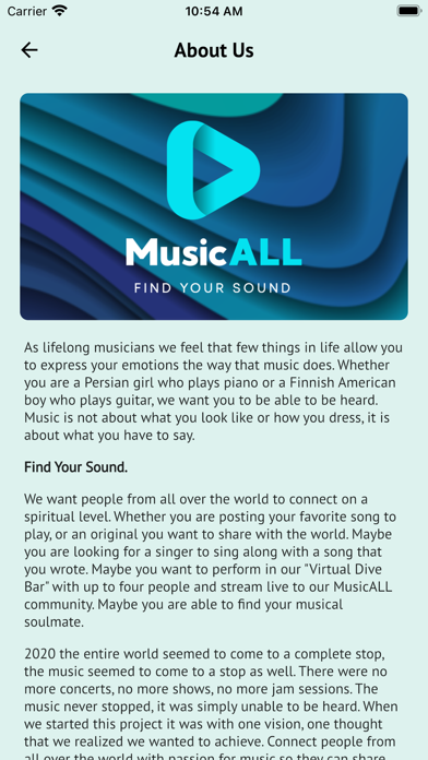 MusicALL Live Screenshot