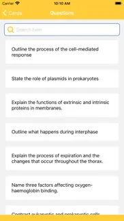 a-level biology flashcards iphone screenshot 3