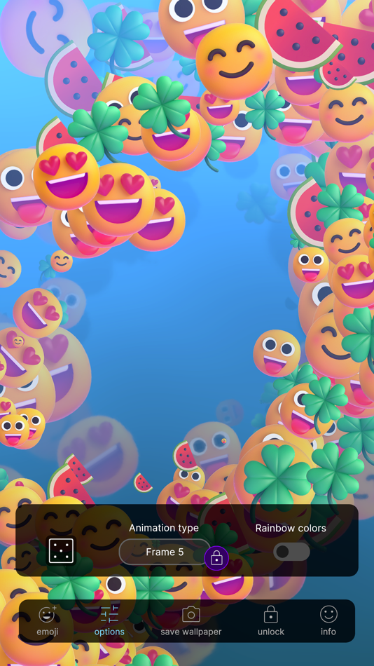 #10. MOJI MOJI : Wallpaper Maker (iOS) 由: Piotr Wysok