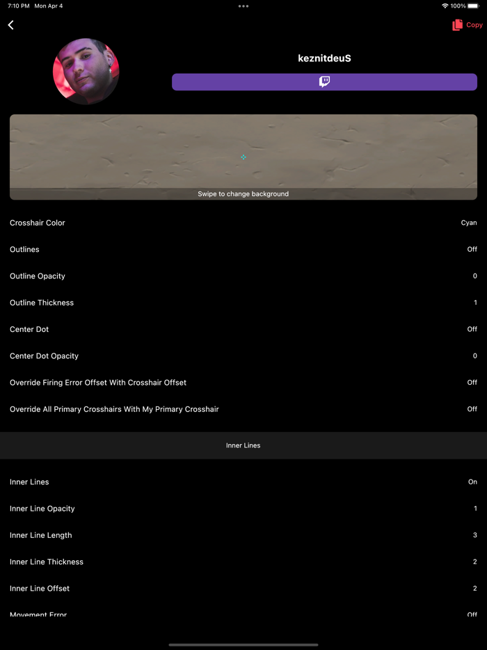 Val Crosshair Generator