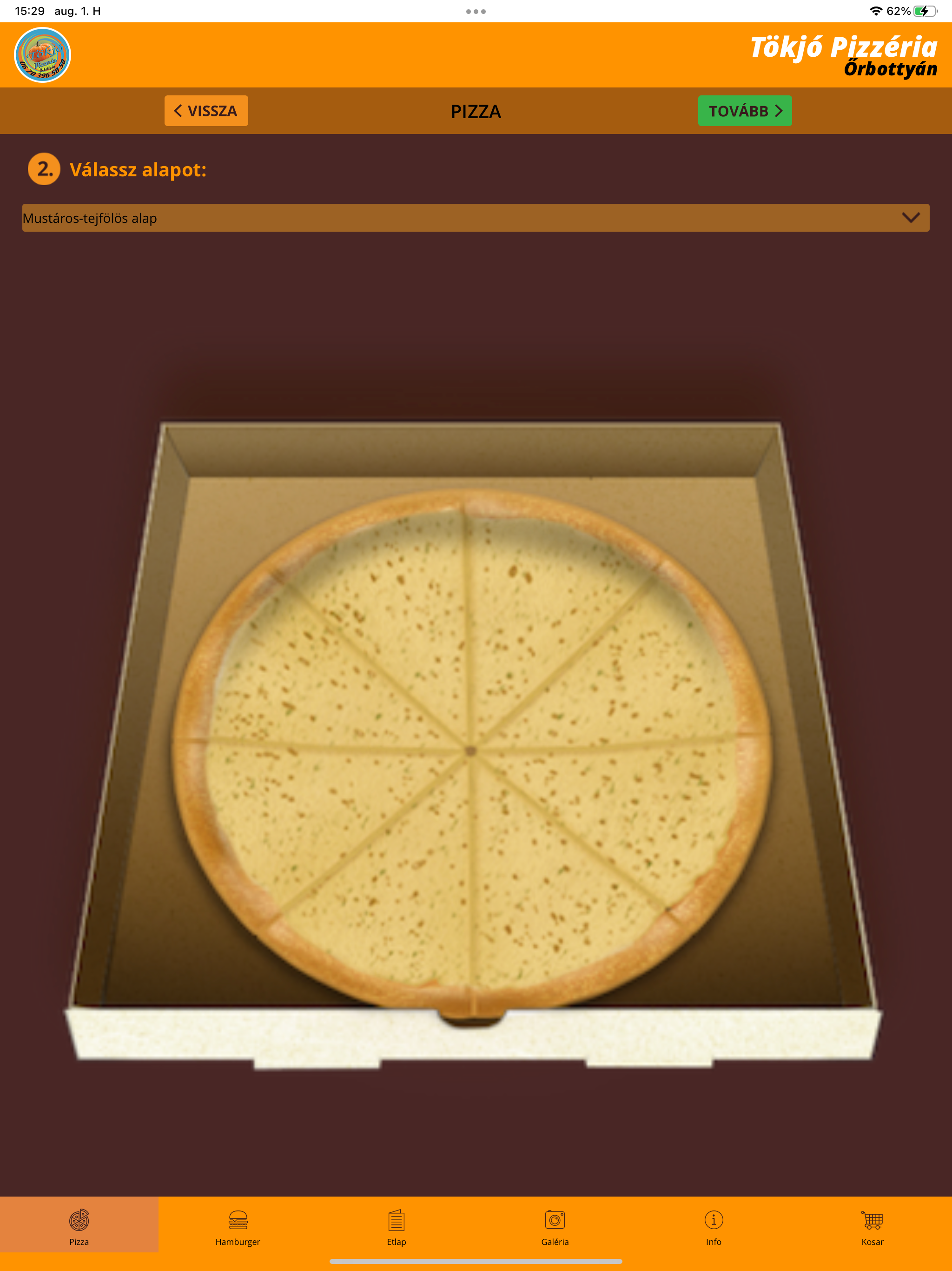 Tökjó Pizzéria Őrbottyán