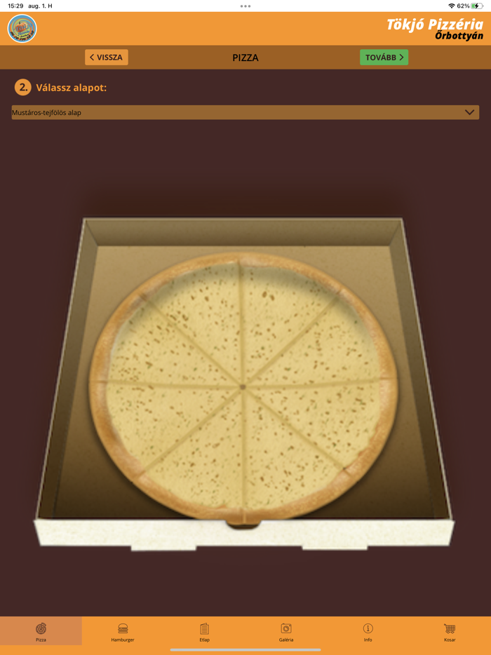 Tökjó Pizzéria Őrbottyán