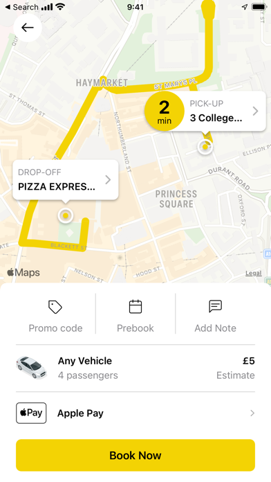 Budget Taxis Screenshot