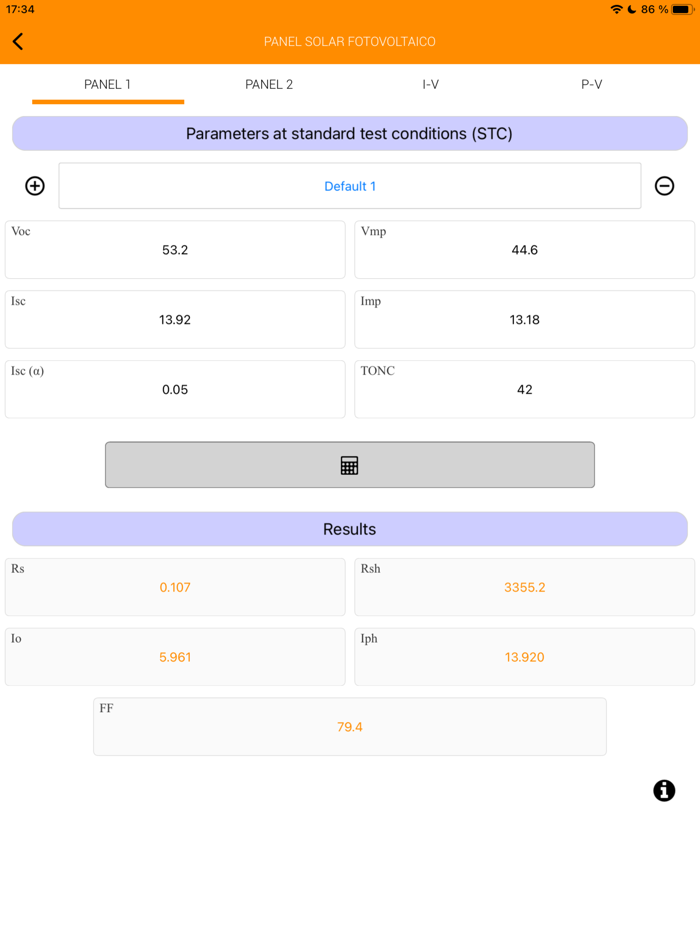 Photovoltaic solar panel
