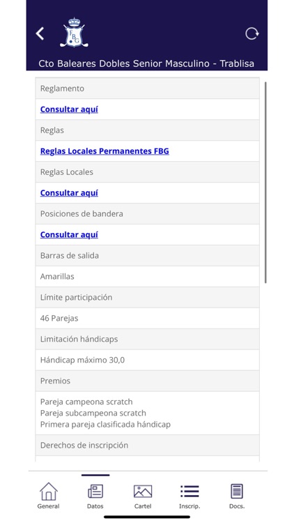 Federación Balear Golf screenshot-5
