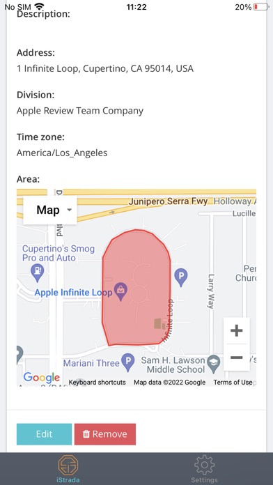 iStrada View Screenshot