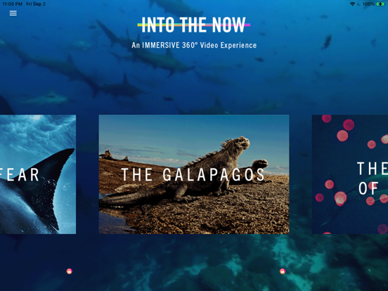 Into the Now iPad screenshot 3 - Entertainment app
