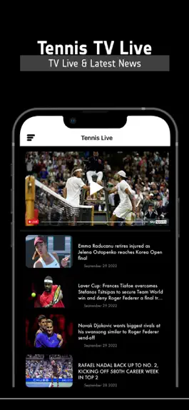 Game screenshot Tennis TV Live - Streaming mod apk