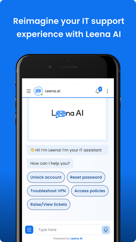 #5. Leena AI for Intune (iOS) 由: LEENA AI, INC.