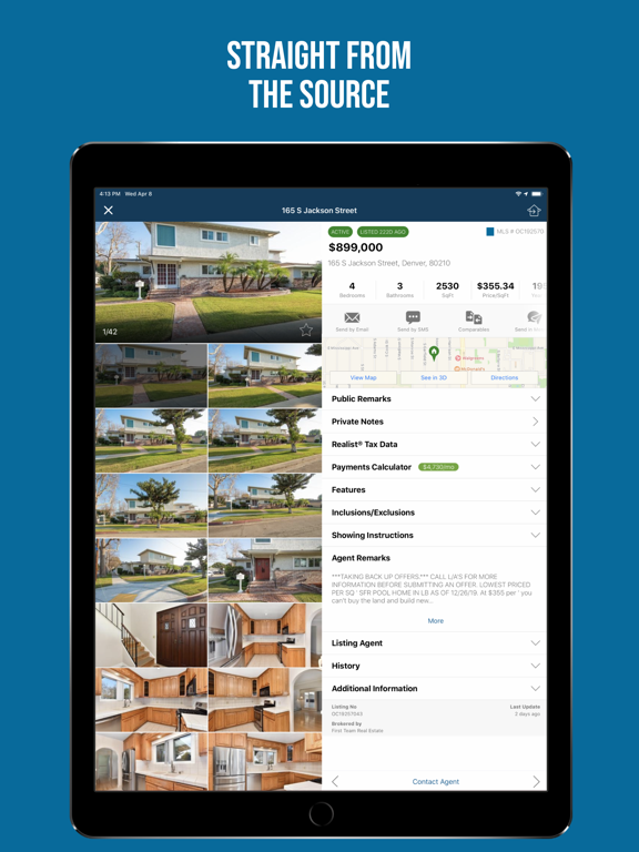 REcolorado App iPad screenshot 2 - Productivity app