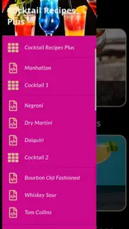 cocktail recipes plus iphone screenshot 1