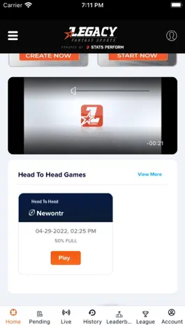 Game screenshot Legacy Fantasy Sports apk