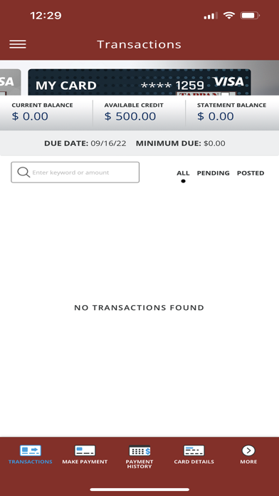 Tappan CU Cards Screenshot